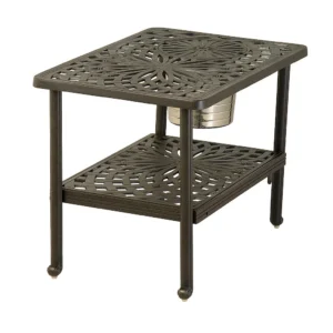 Mayfair Collection by Hanamint 22 X 32 RECTANGULAR ICE BUCKET END TABLE