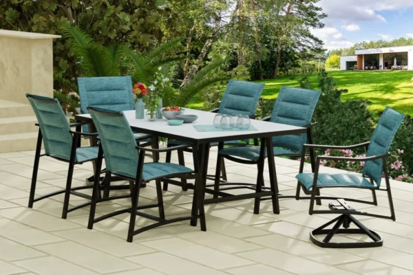 Avana Padded Sling Dining Arm Chair - Image 3