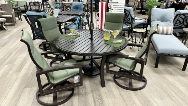 Banchetto Dining Table 54" Round - Rich Earth - Image 2