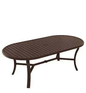 Banchetto Dining Table 42x84 Oval - Rich Earth